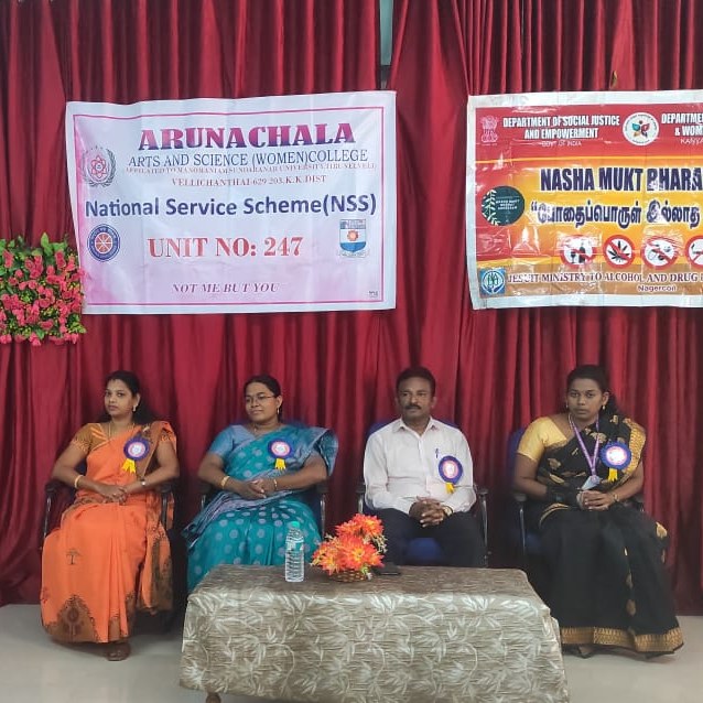 A Drug awareness program was organized by the Psychology & Counselling Cell by Mr. J. Shaya Franco, Administrator-JMADD, Nagercoil & Mrs. Elcy Rebecca, Alateen Co-Ordinator, JMAADD, Nagercoil.